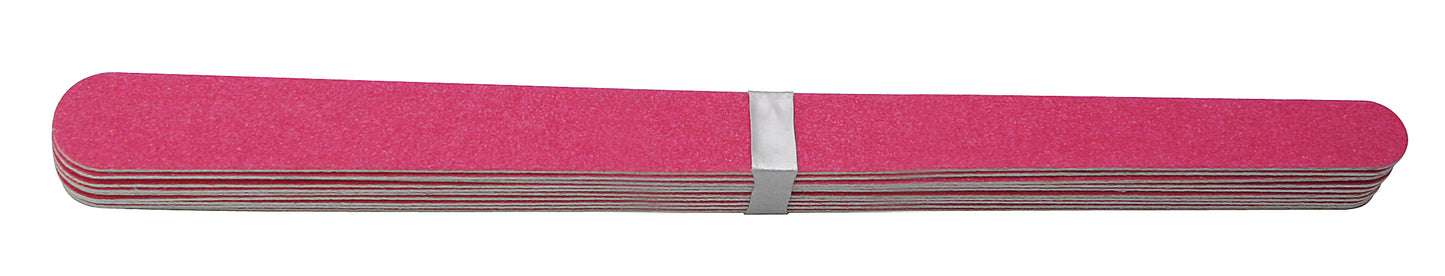 Limes en carton - Paquet de 8 limes - 12 cm, 15 cm ou 17 cm - Rouge