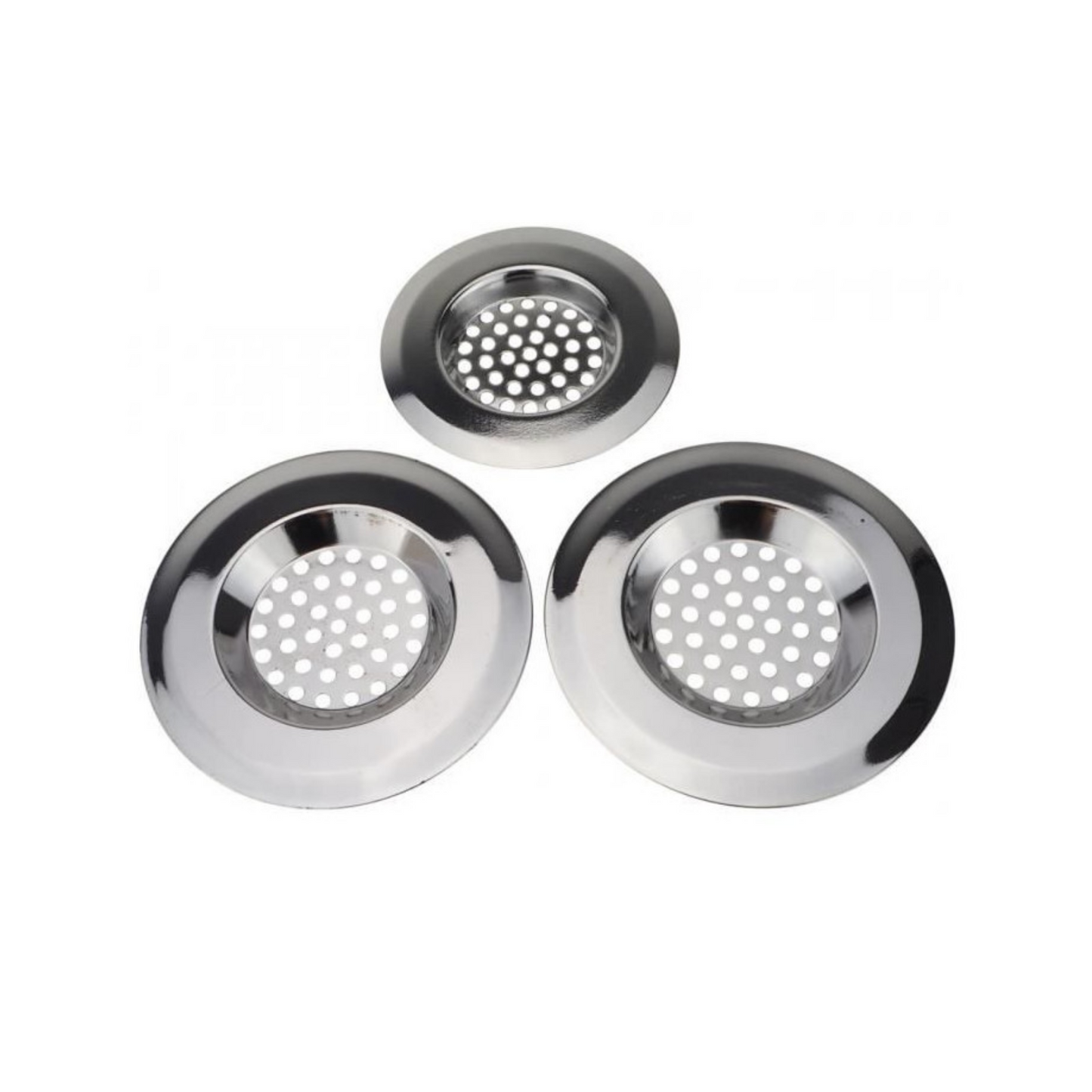 Lot de 3 filtres à évier en métal pour éviter la perte de fraises