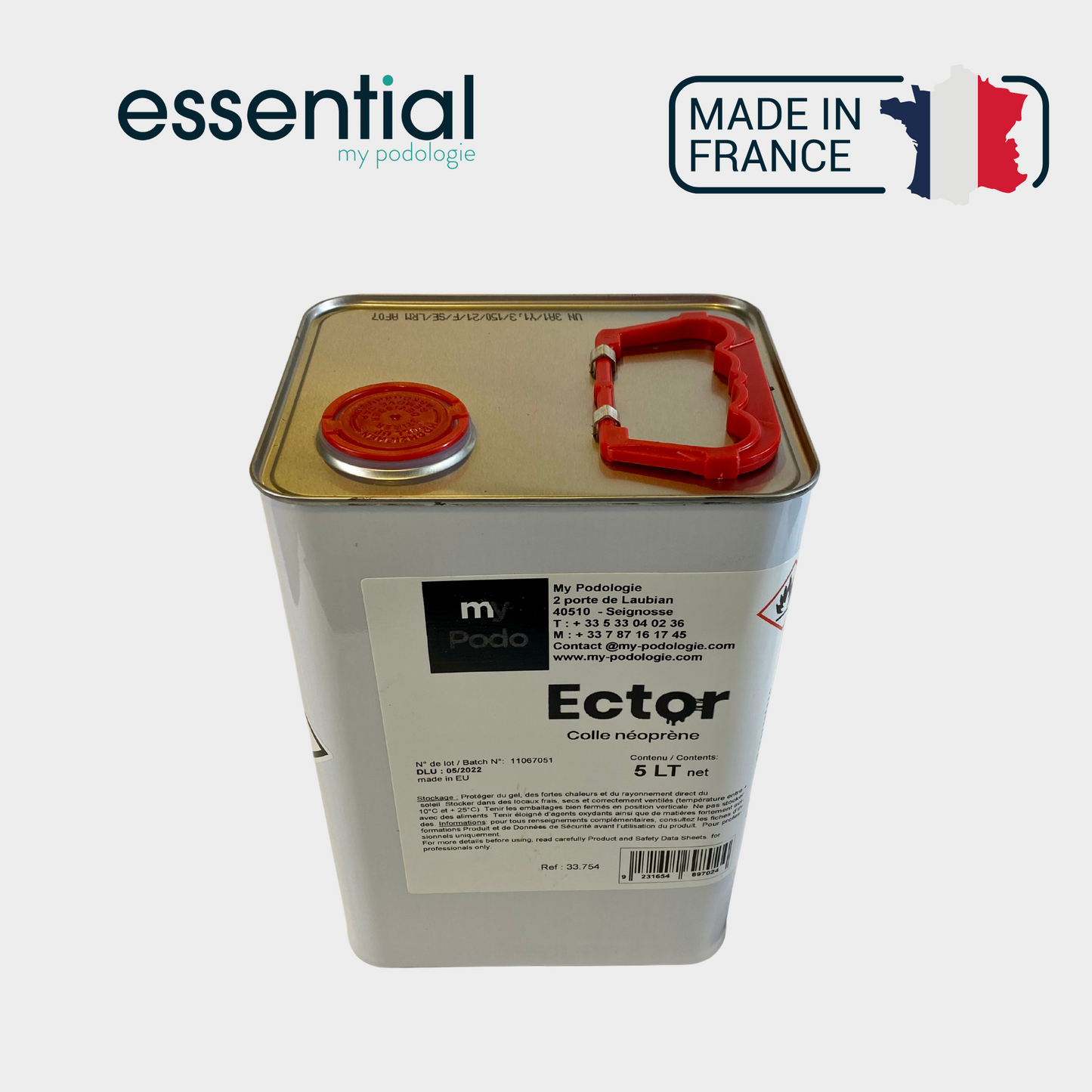 Bidon de colle néoprène 5 L - Essential by My Podologie