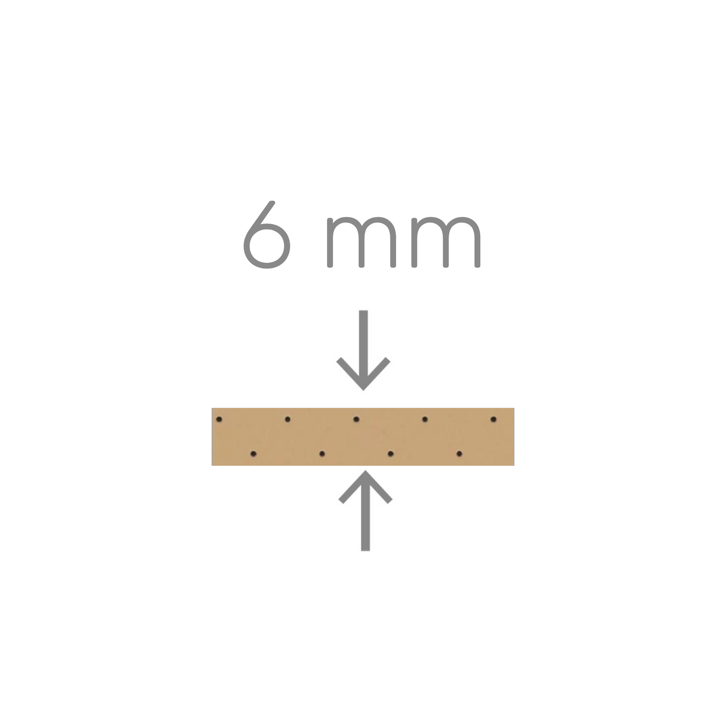 Lunalastik perforé - EVA - Shore 25 - 3 mm / 6 mm - Nora