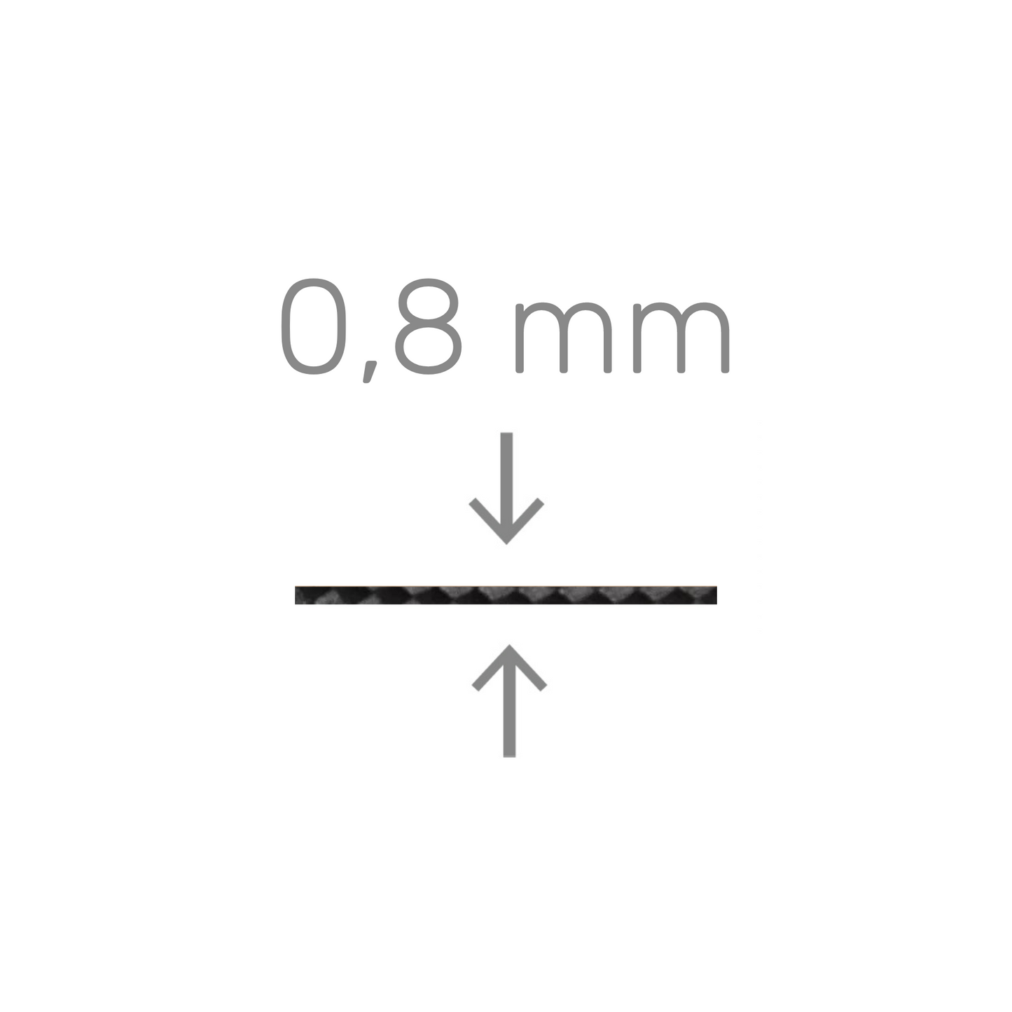 Recouvrement My Graphite - Graphite - 0,8 mm