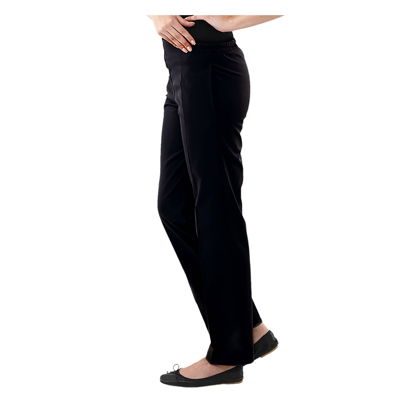 Manhattan - Pantalon - Femme - Ceinture élastique - Sans poche