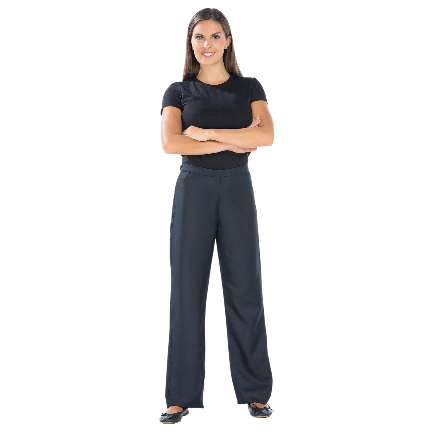 Alizée - Pantalon - Femme - Ceinture élastique dos - Sans poche