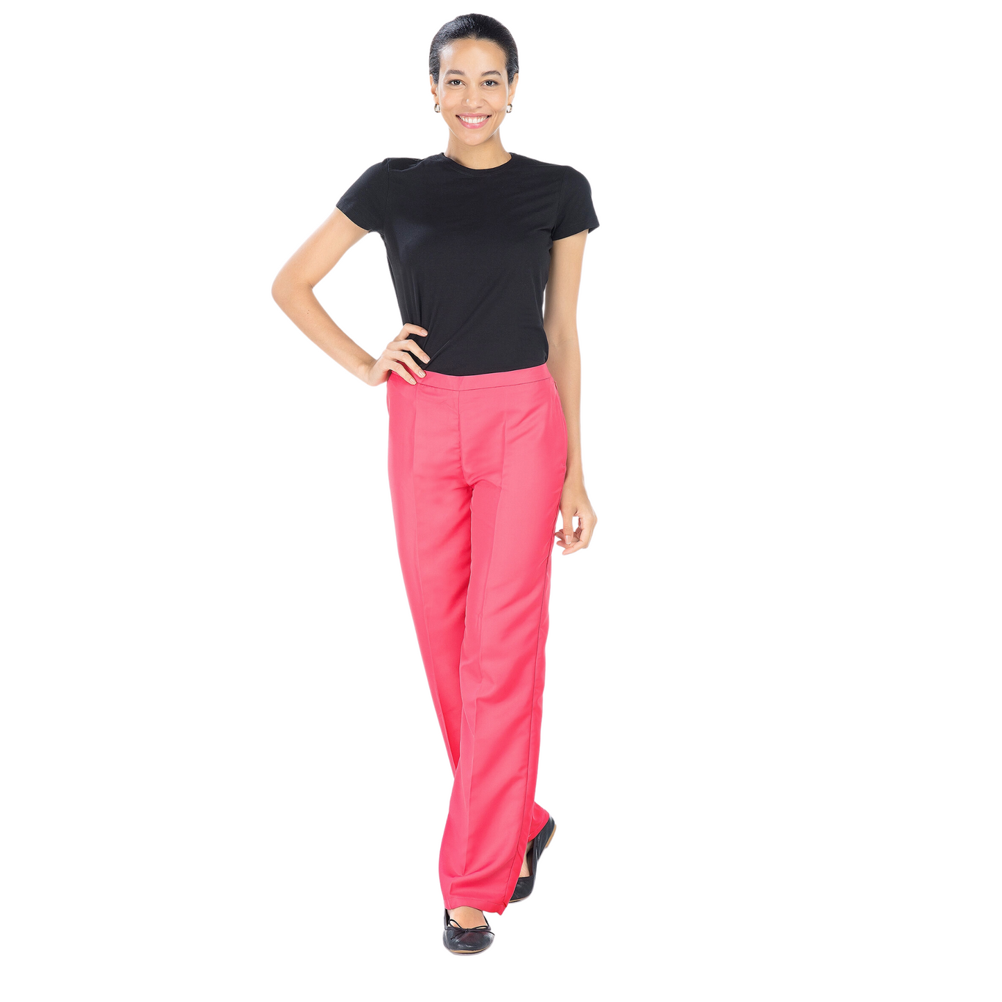 Alizée - Pantalon - Femme - Ceinture élastique dos - Sans poche