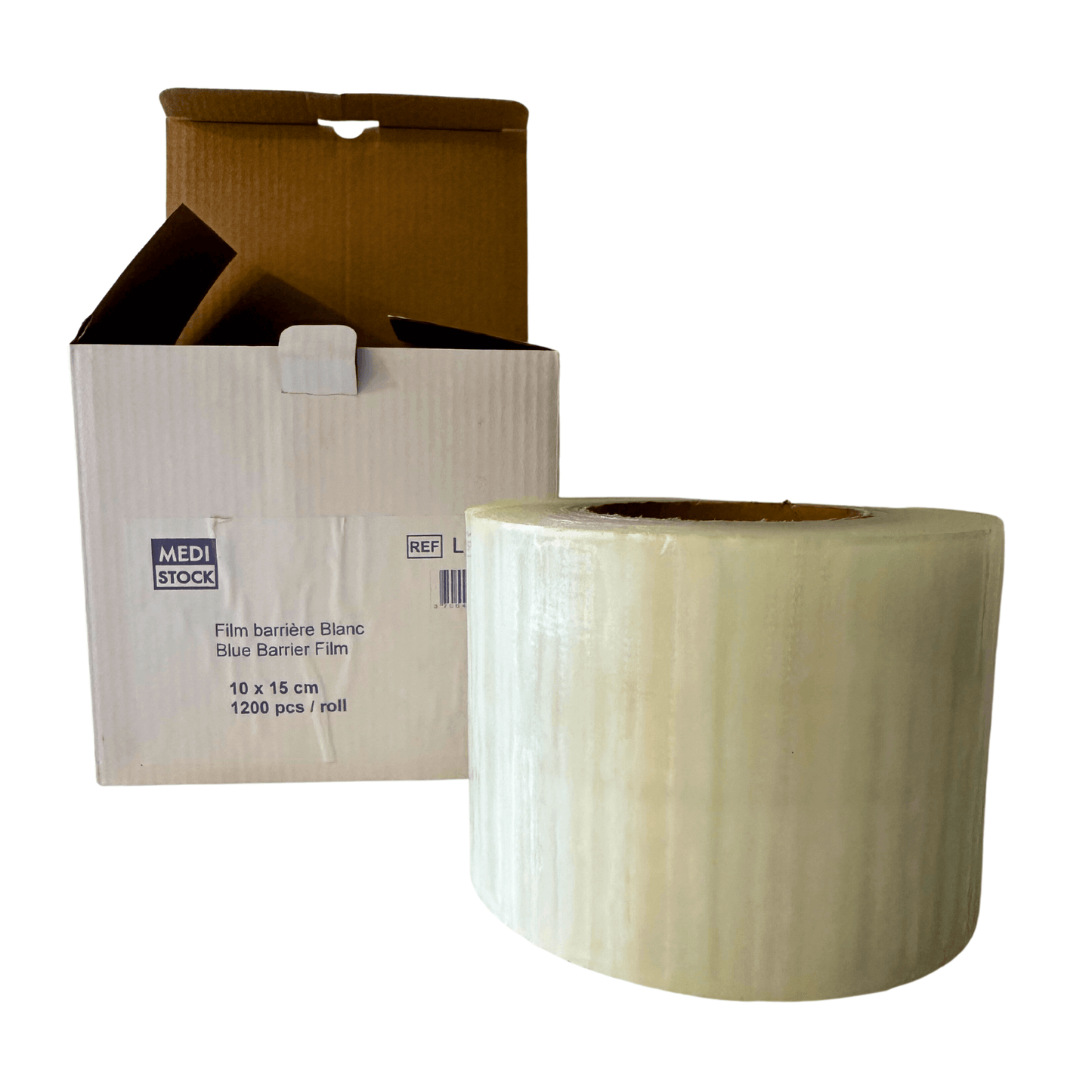 Film transparent adhésif prédécoupé pour protection des surfaces - 1200 feuilles