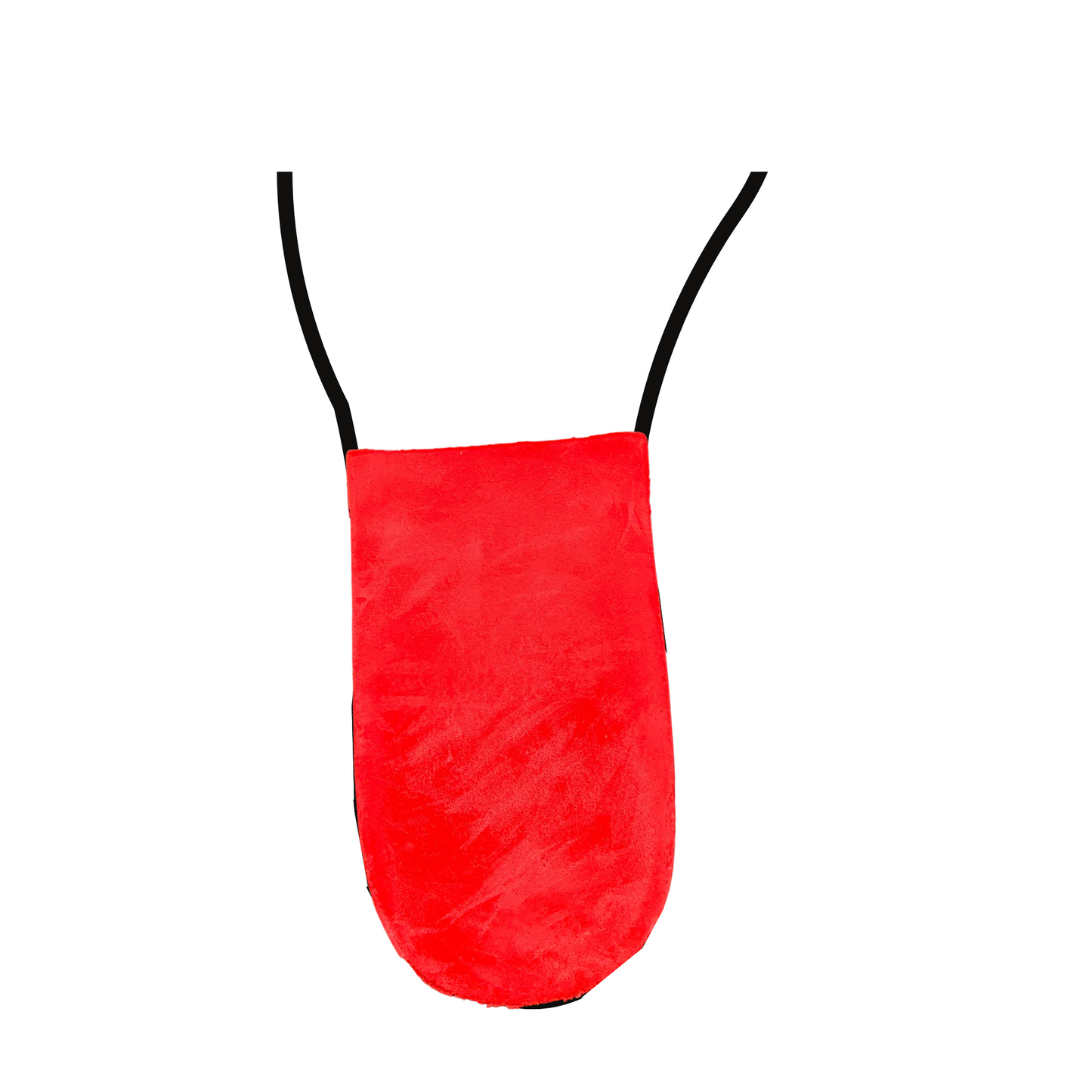 Talonnette courte en mousse de latex - Shore 30-40 - 5 mm - Rouge