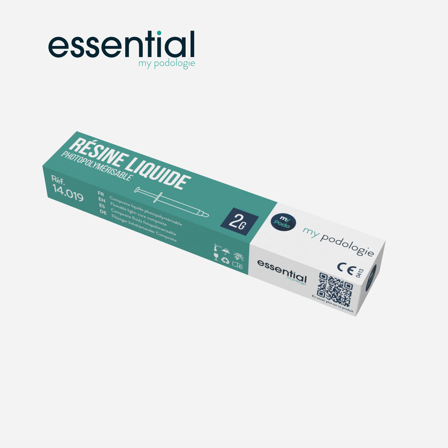 Light-curing liquid composite resin - For orthonyxias and onychoplasties - 2g