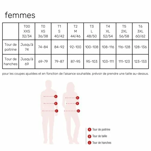 Léa - Tunique - Manches courtes - Femme - 70 cm