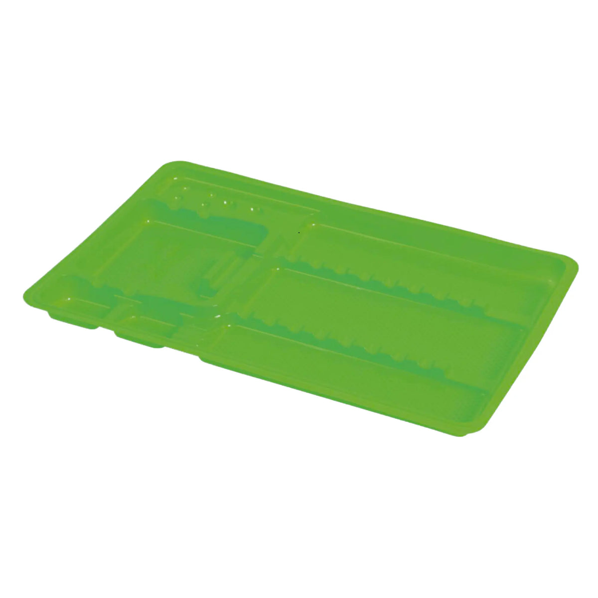 50 single-use care trays with compartments - 3 sizes