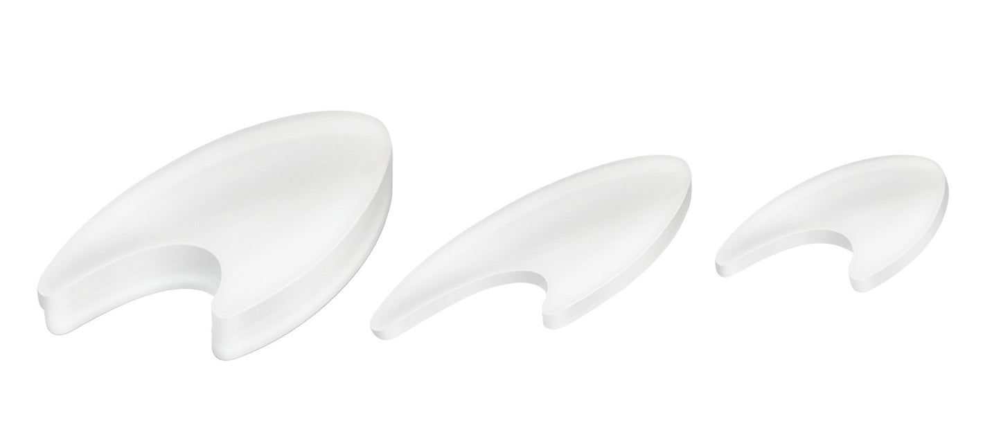 Séparateurs d'orteils en silicone - forme anatomique  - 10 pièces - Ruck