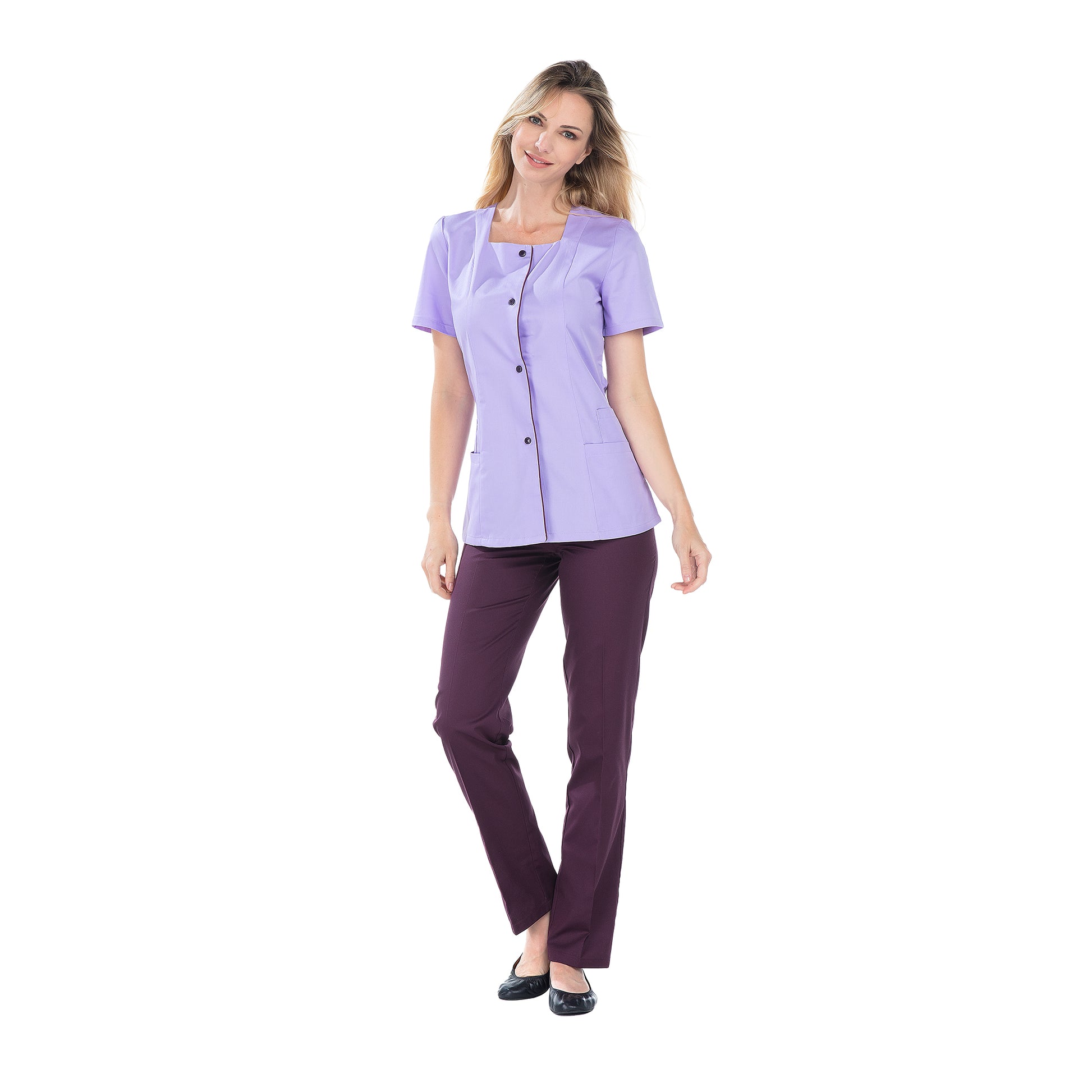 Léa - Tunique - Manches courtes - Femme - 70 cm