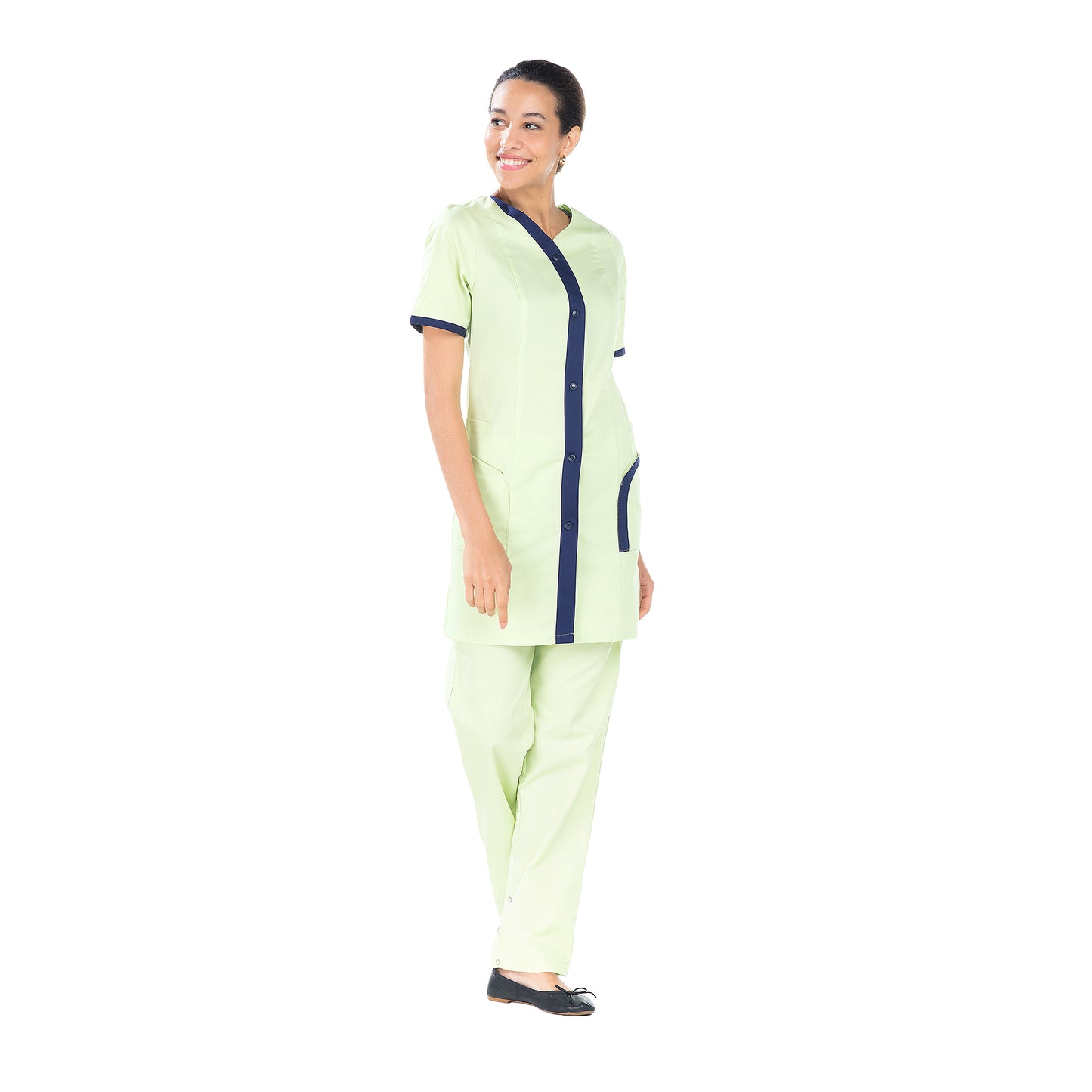 Clémence - Blouse 3/4 - Manches courtes - Femme - 85 cm