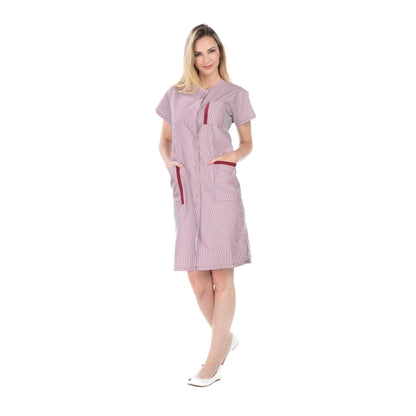Catherine - Blouse longue - Manches courtes - Femme - 105 cm