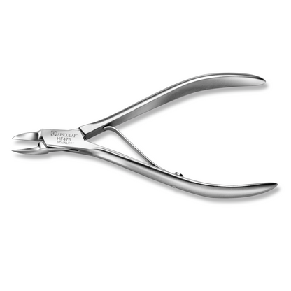 Pince à ongles - Coupe droite pointu - Mors plats - 11,5 cm - Aesculap