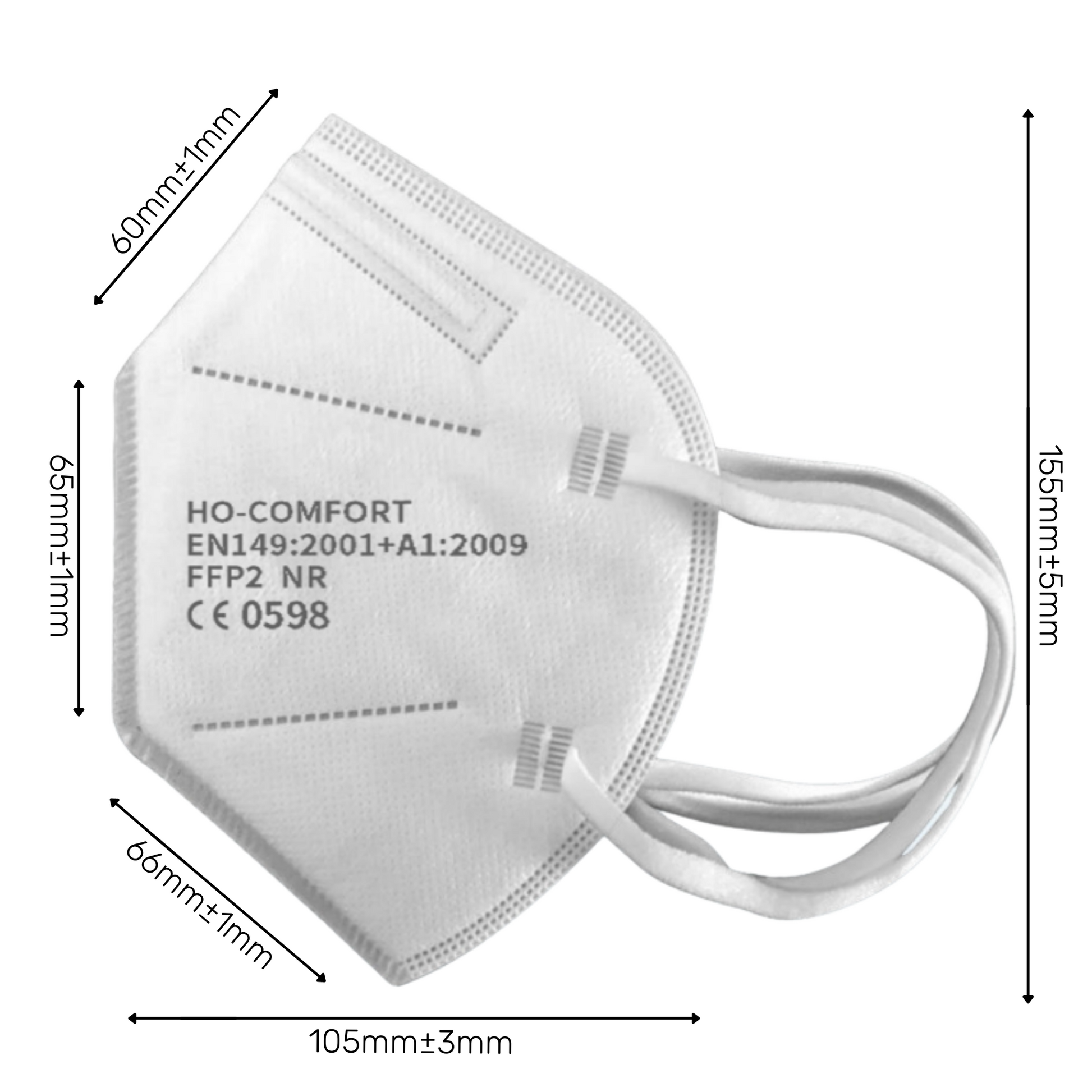 Masque FFP2 blanc