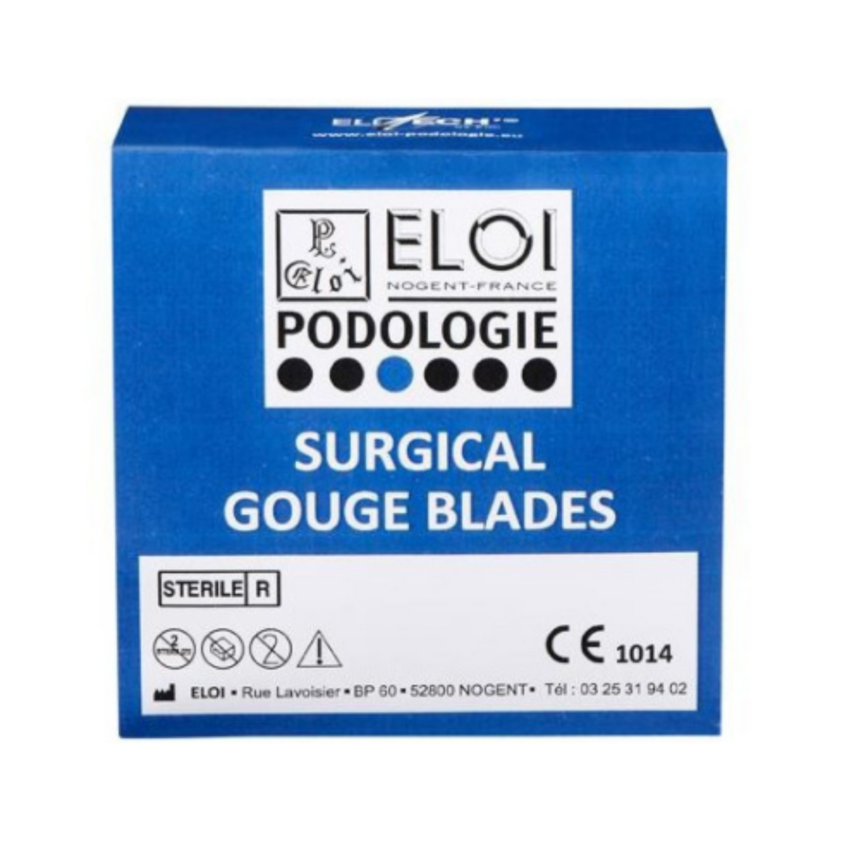 Gouges Carte Au 100 lames de gouges stériles - Rondes - Elitech by Eloi – Podologic