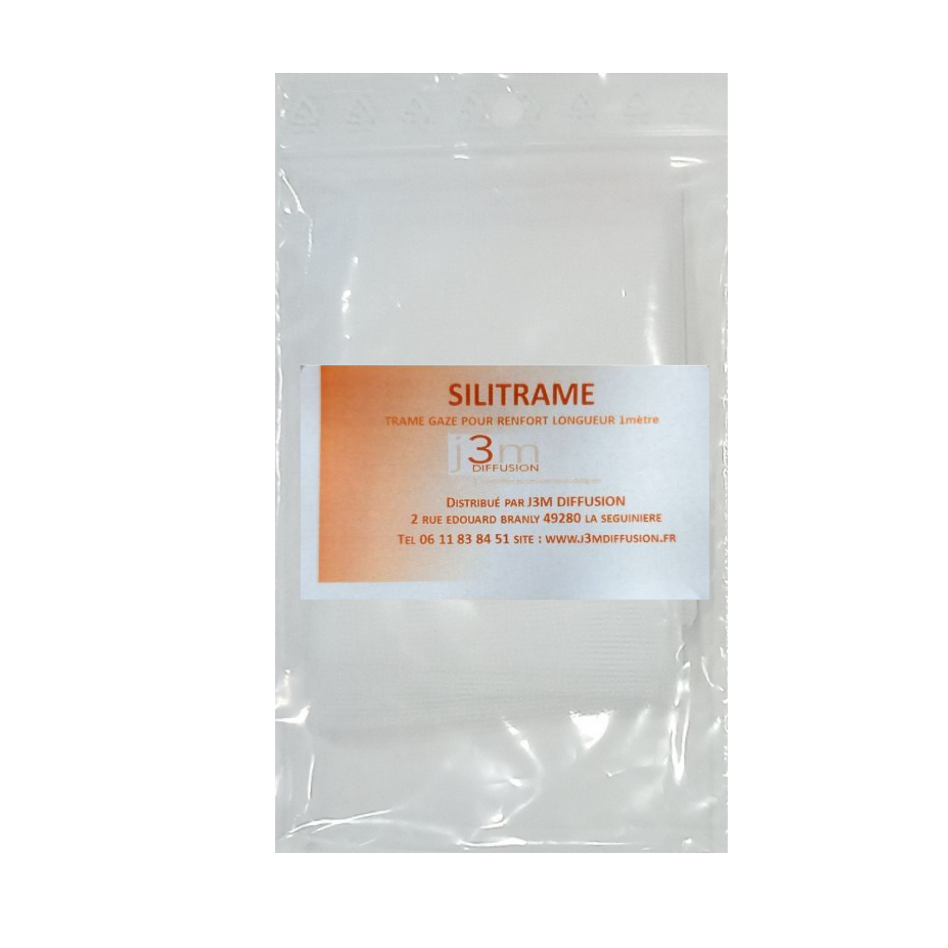 Silitrame - Trame Gaze pour orthoplastie - Pour la fabrication d'orthèse - j3m 