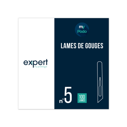 100 Lames de gouges stériles - Expert - My Podologie
