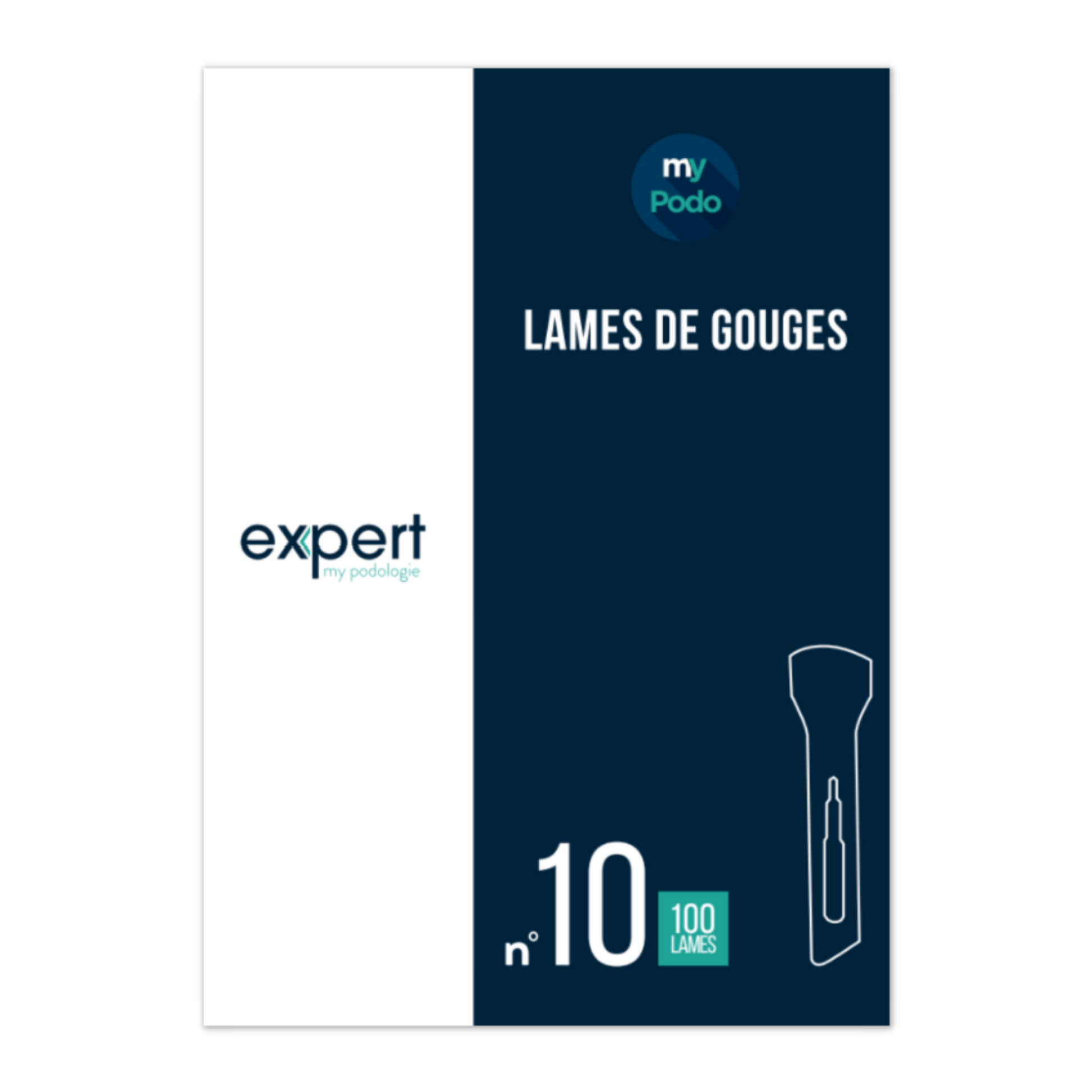 100 Lames de gouges stériles - Expert - My Podologie