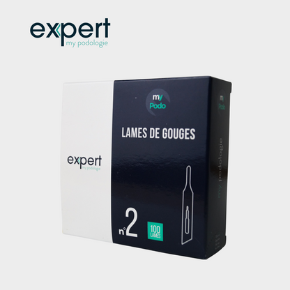 100 Lames de gouges stériles - Expert - My Podologie