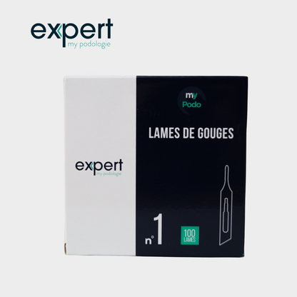 100 Lames de gouges stériles - Expert - My Podologie