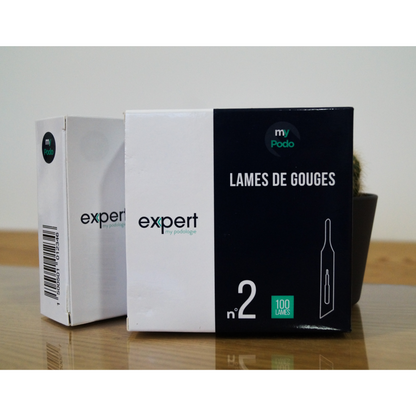 100 Lames de gouges stériles - Expert - My Podologie