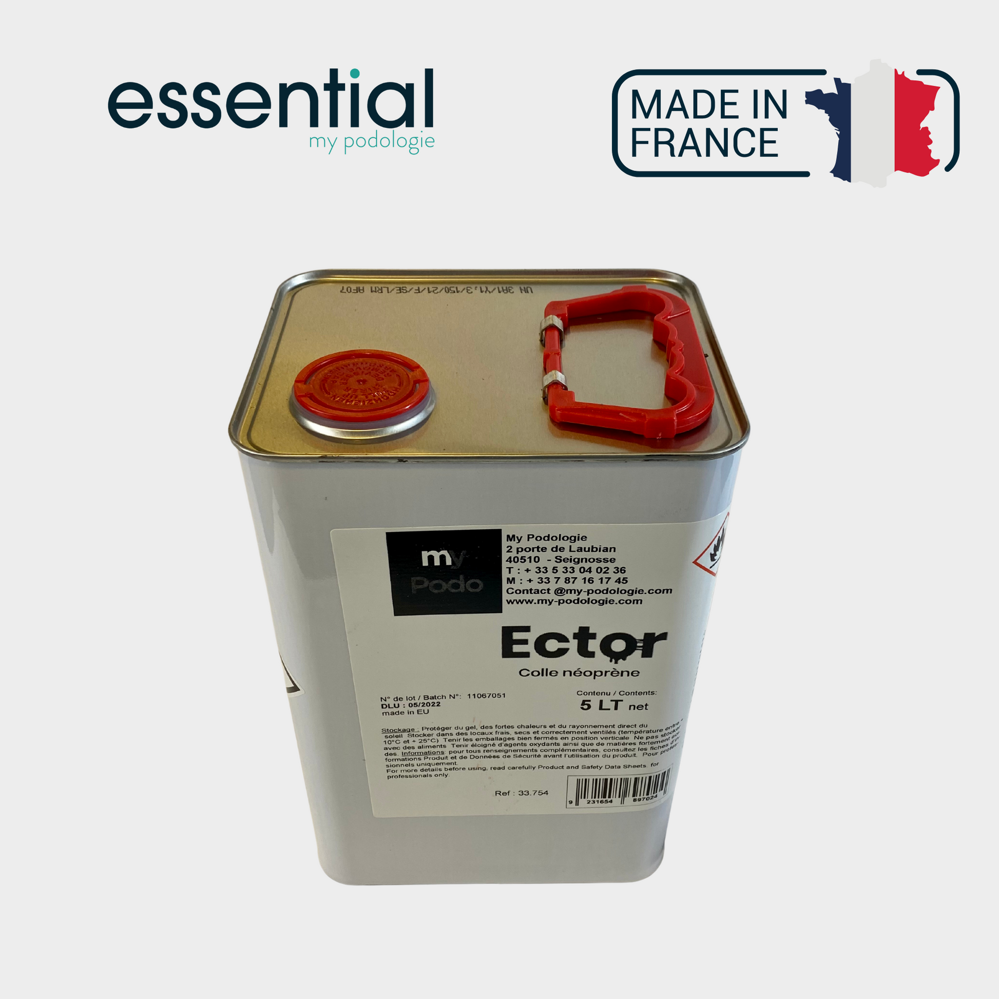 Bidon de colle néoprène 5 L -  Essential by My Podologie