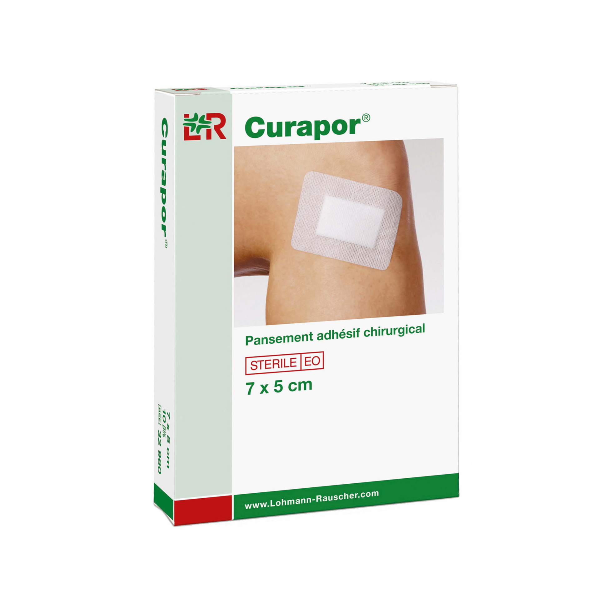 Pansement curapor stérile post opératoire - 4 dimensions - Blanc - Lohman Rauscher
