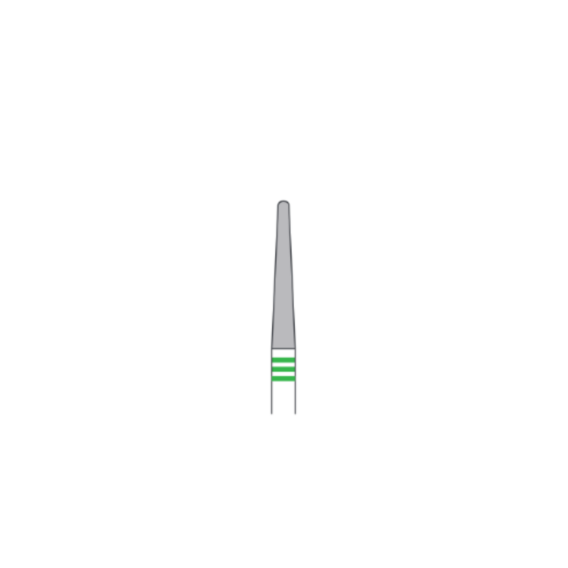 Fraise 0175 - Céramique - Denture simple avec section transversale - 2,3 mm