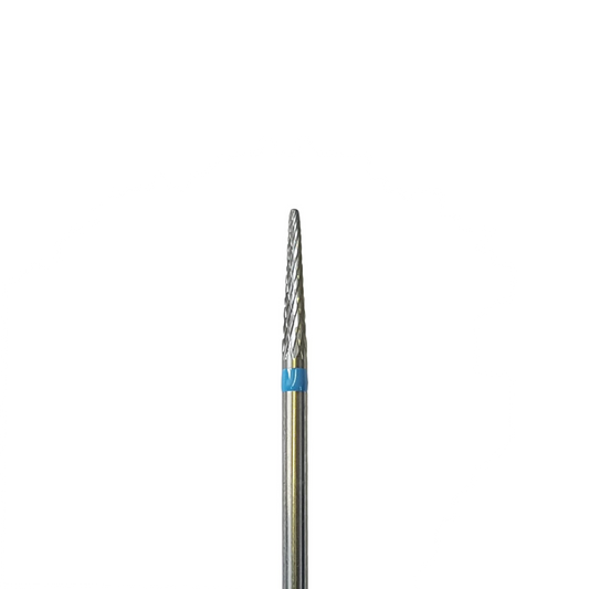 Fraise E0110 Carbure de tungstène - Traitement et finition des ongles - Denture croisée moyenne - 2,3 mm