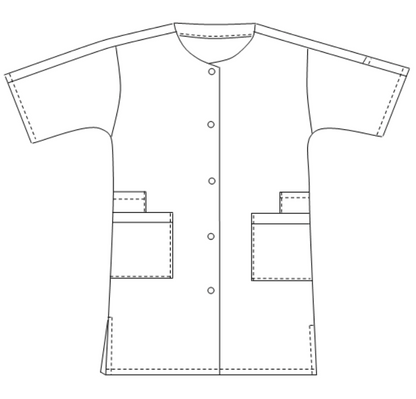 Aglaé - Blouse 7/8 - Manches courtes - Femme - 95 cm