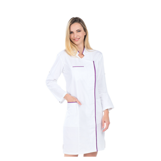 Adeline - Blouse longue - Manches longues transformables - Femme - 100 cm