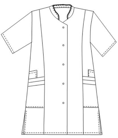 Charline - Blouse 3/4 - Manches courtes - Femme - 85 cm