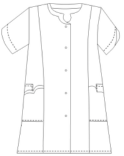 Clara - Blouse 3/4 - Manches courtes - Femme - 85 cm