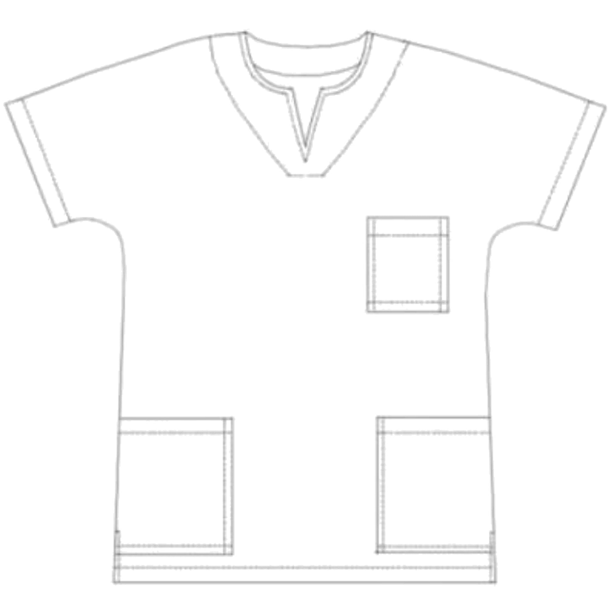 Dominique - Tunique - Manches courtes - Femme - 75 cm