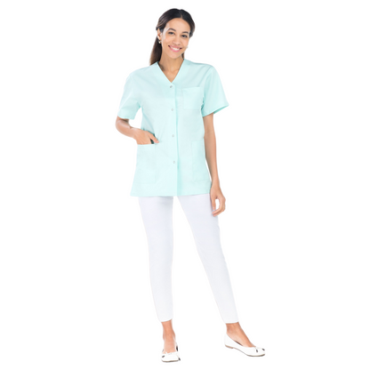 Dora - Tunique - Manches courtes - Col V - Femme - 75 cm