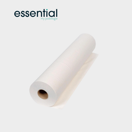 9 rouleaux Draps d'examen blancs - 135 formats - 2 Plis lisses 