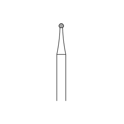 Fraise 801 Diamant - Enucléation et perçage d'ongle - 1,2 mm
