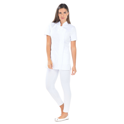 Inès - Blouse longue - Manches courtes - Femme - 105 cm 