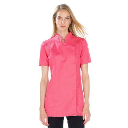 Inès - Blouse longue - Manches courtes - Femme - 105 cm 