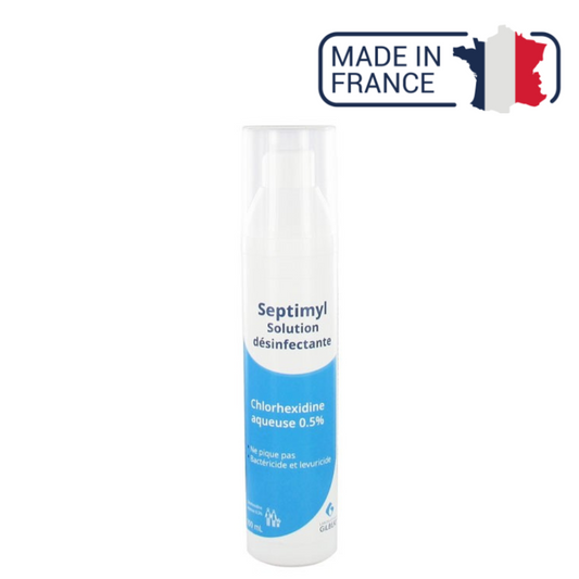 Chlorhexidine acqueuse 0.5% - Solution désinfectante - SEPTIMYL - Gilbert