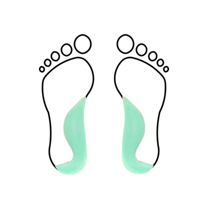 Voûte interne avec coin supinateur en mousse latex - Vert