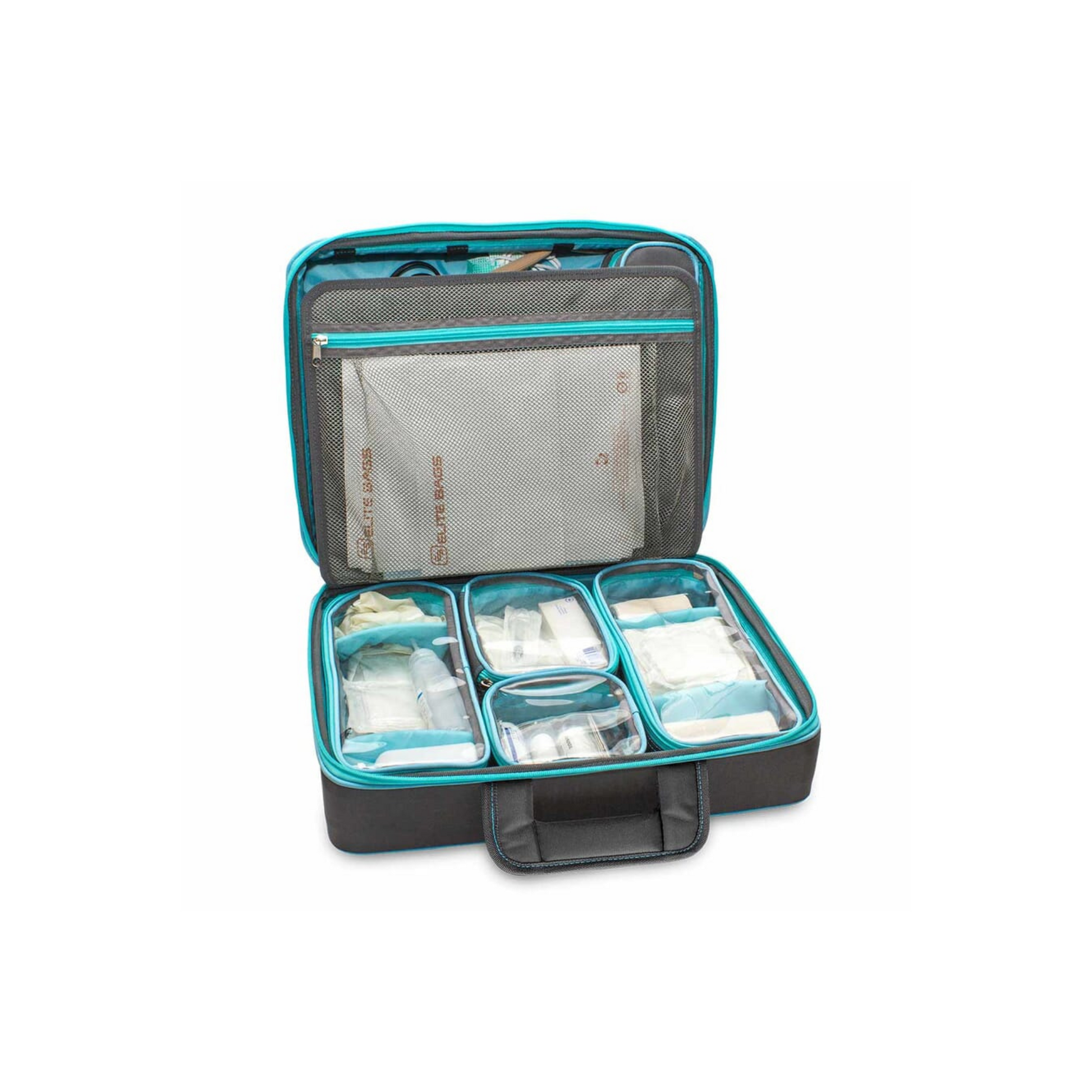 Mallette médicale convertible SUIT&GO - Gris - Chariot à roulettes en option