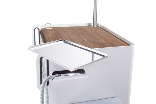 Accessoire Unit Room - Plateau à instruments en acier inoxydable pivotant - Ruck