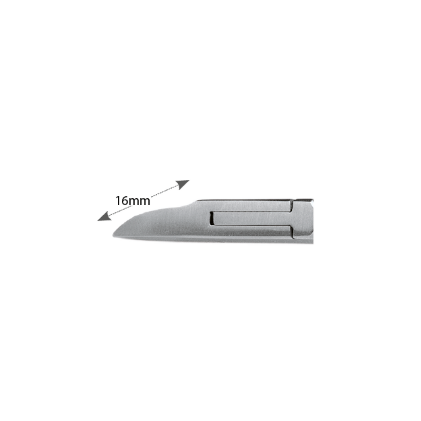Pince à ongles - Coupe droite - Mors plats - 13 cm - Aesculap