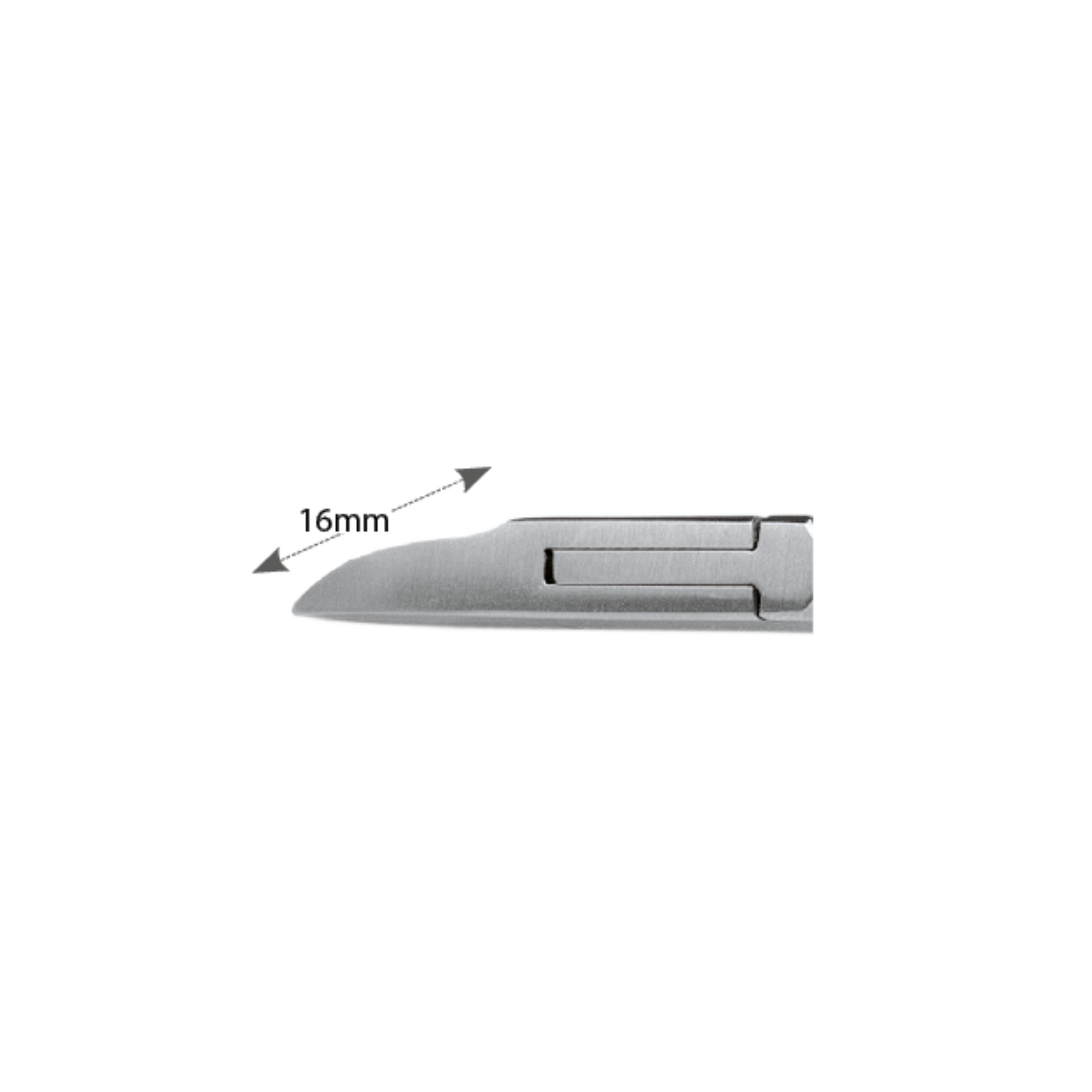 Pince à ongles - Coupe droite - Mors plats - 13 cm - Aesculap