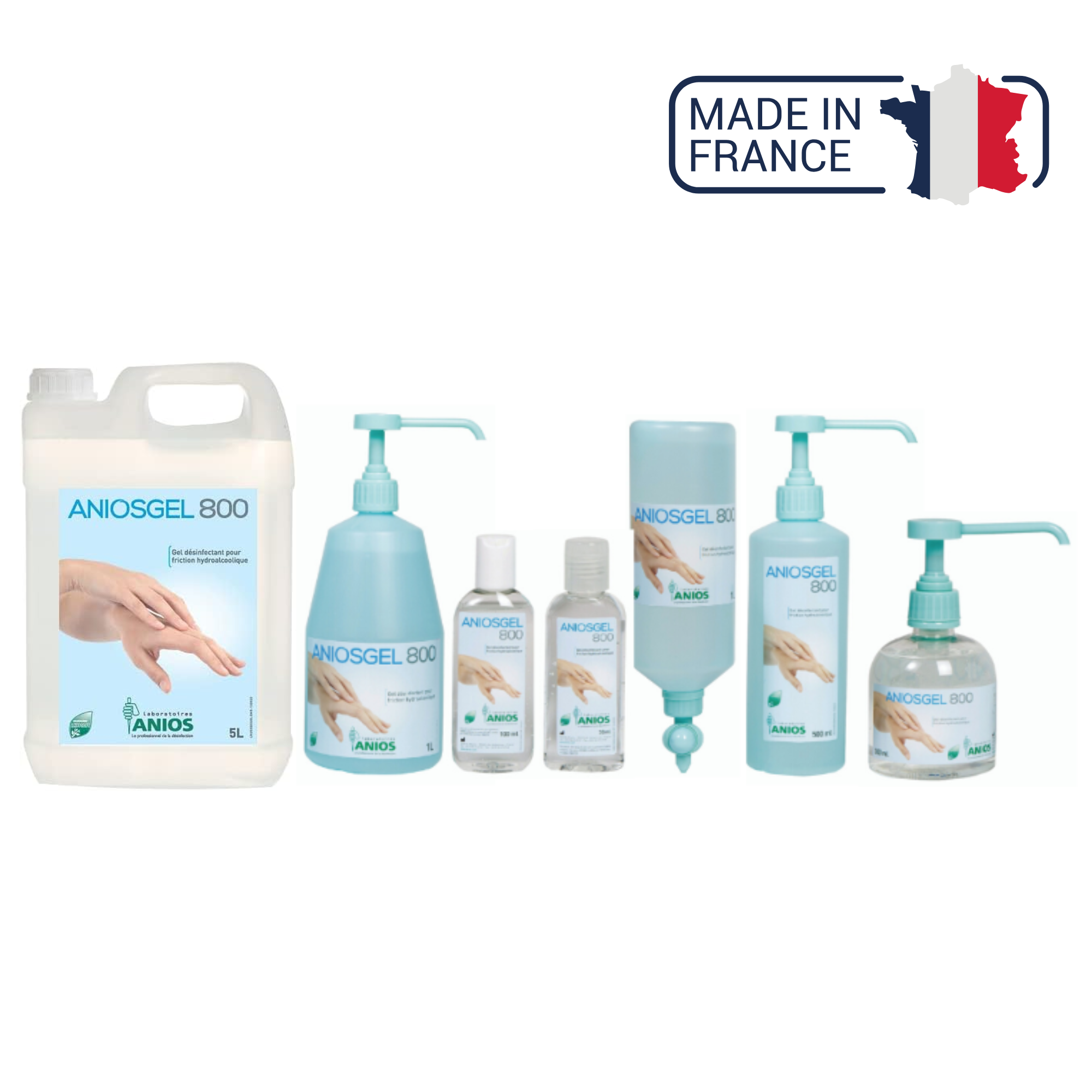 Aniosgel 800 - Gel désinfectant pour friction hydroalcoolique - Anios ...