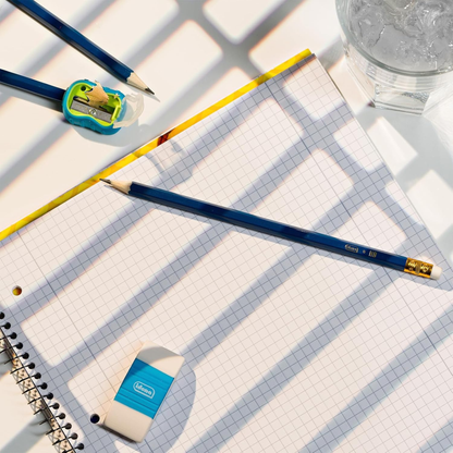 Crayons à papier avec gomme et taille crayon - Set de 5 pièces