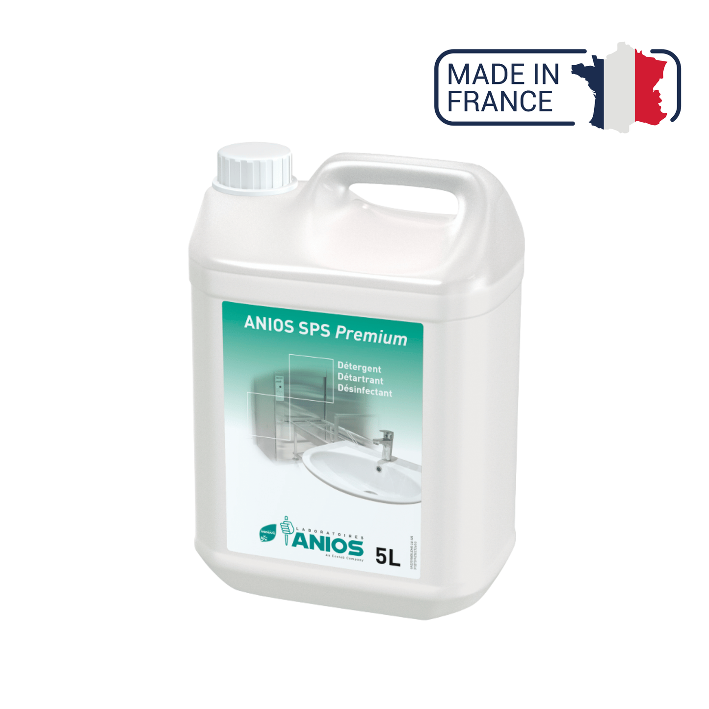 Anios SPS Premium - Detergent, descaler, disinfectant for sanitary facilities - 2 sizes - Anios