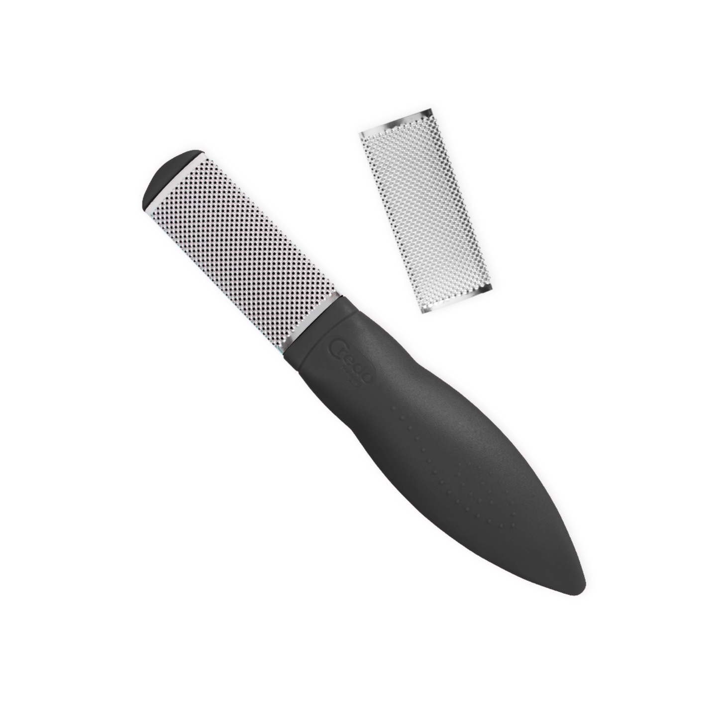 Rallador Credo con superficie de fricción de acero inoxidable
